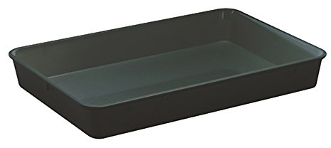 WACA 1406 Auslageschale Präsentationsschale 420 x 280 x 60 mm, Farbe:schwarz