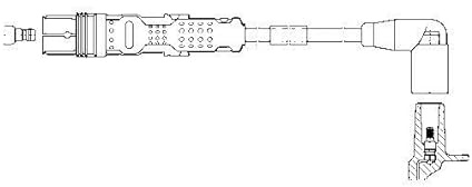 BREMI 6A98E54 Zündkabel Kompatibel mit VW Golf 6 5K1 06F905430F