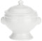 la Porcellana Chimaera Lion Bol cm 11 W/Couvercle Go, Blanc