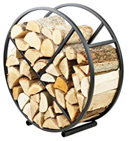 Brennholzregal Kaminholzregal Kaminregal Kaminholz-Regal Magnus rund 80cm hoch R139