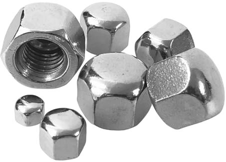 Hutmuttern Sechskant niedrige Form DIN 917 M3/M4/M5/M6/M8/M10/M12/M14/M16 Edelstahl V2A // EHK-Verbindungstechnik