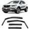 CLIM ART Windabweiser für/kompatible mit Opel Mokka 2012-2019 - Integrierte Regenabweiser - Autofenster Sonnen-&Regenschutz - Windabweiser Autofenster - Einfache Montage - Garantie 4 Set