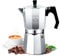 Cecotec Cafetière Italienne Mokclassic 1200 Shiny. Cafetière Expresso, Toutes les Cuisines, 12 Tasses, Joint en Silicone, Poignée Ergonomique et Thermorésistante, Filtre et Valve en Acier Inoxydable