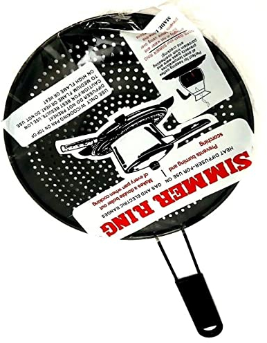 RANASONS Round Shape 20.5cm Heat Diffuser-for USE ON Gas and Electric RANGES Simmer Ring