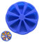 Zngou Silicone Baking Moulds Triangle Pizza Slice Cake Silicone Mould 8 Cavity Silicone Cake Pan Non Stick Cake Portion Mould Muffin Tin Brownie Cake MouldScone Soap Chocolate Kitchen Bakeware Blue