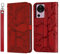 Rostsant Handyhülle für Xaiomi 13 5G Geprägter Baum PU Leder Xiaomi 13 Lite 5G Flip Case Brieftasche Tasche Hülle für Xiaomi 13 Lite 5G - Rot
