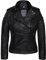 Blueorn Damen Lederjacke ELLEN Modernen Bikerjacke Übergangsjacke Echtleder Jacke mit Nieten Schwarz aus feinstem Lammnappa Leder (DE/NL/SE/PL, Alphanumerisch, L, Regular, Regular, Schwarz)