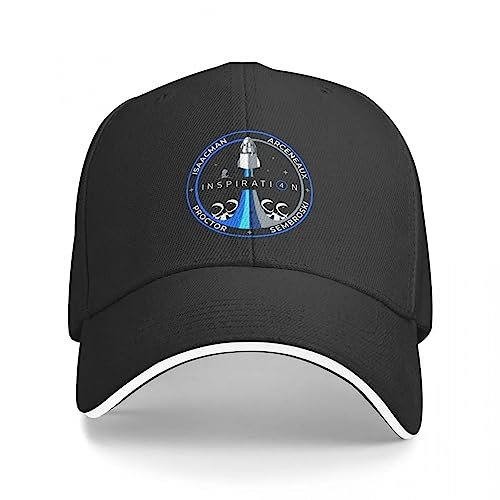 OAKITA Basecap SpaceX Inspiration4 Crew Cap, Baseballkappe, Baseball, neu im Hut, Damen, Strandmode, Herren