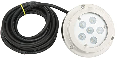 RvSky 3,8-Zoll-Unterwasserbeleuchtung Für Boote – Edelstahl 316, Wasserdicht nach IP68, Starke Abdichtung – Ideal Für Schiffe, Yachten, Motorboote – Verbessern Sie Die Ästhetik Ihres Wasserfahrzeugs