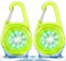 LED Blinklicht Sicherheitslicht IP68 Wasserdicht USB Aufladbar Sicherheit Licht für Kinder Schulranzen Nachtläufer Bergsteiger Hunde Leuchtanhänger Clip Dauerlicht und Blinklicht 2er