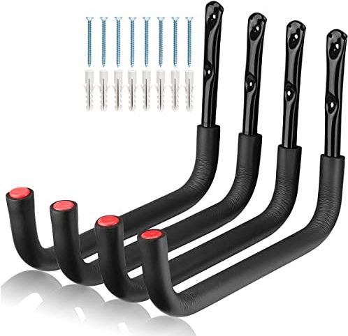 Crochets de rangement pour kayak de garage, 39,5 cm, support mural pour accrocher canoë, paddleboard, planche de surf, snowboard, échelles, vélos (26,5 cm x 39,5 cm)