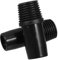 Alipis Quick Install Broom Pole Handle Tips Replacement Extension Pole Adapter for Mop Black German Type