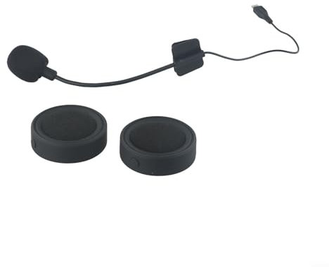 ZAMETTER Casco de moto auriculares auriculares interfono altavoz BT17 impermeable casco auriculares estéreo música motocicleta equitación manos libres