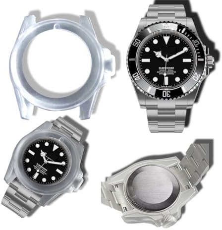 JAVIER.R WATCH DOCK Schutzhülle für Rolex Submariner oder Tribute, Schutzetui, geeignet für Addiesdive, Pagani Desing Durchmesser 40-41,5 mm, Stahlgehäuse, aus Silikon.