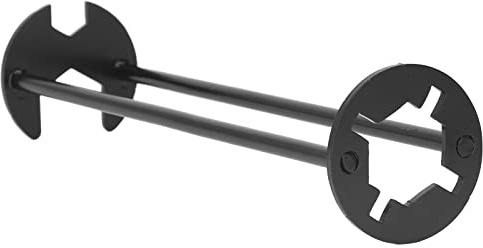 Fyearfly Llave de fregadero multifuncional negra, llave de acero al carbono para espacios reducidos, herramienta ligera para manguera de grifo para baño y hogar