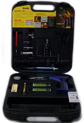 Iroda Solderpro 180 Cordless Refillable Butane Soldering Iron And Torch Kit