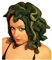 Horror-Shop Medusa Kopfschmuck Deluxe