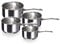 Beka Chef 4-teiliges Stielkasserollenset Set Töpfe, 18/8 Edelstahl, Silber, 14-20 cm, 4