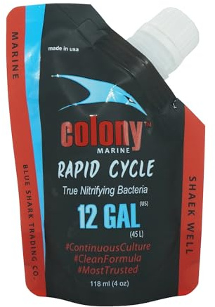 ATM Aquarium Products Colony Marine Nitrifying Bacteria 12 gal Tank Cycle 4 oz
