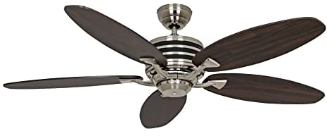 CasaFan ECO Gamma 137 BN-NB-SW Flügel Nussbaum/Schwarz Deckenventilator (96699513745)