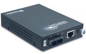 TRENDnet TFC-1000S50 - Medienkonverter - 1000Base-LX, 1000Base-T - RJ-45 / SC-Einzelmodus - bis zu 50 km