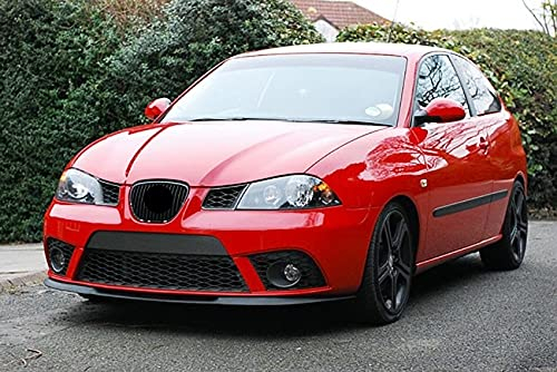 Cup Front Spoiler Lippe Schürze Ansatz ABS Lackierbar Schwarz