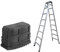 2Pcs/Pair Ladder Feet Rubber Pads Non Slip Ladder Grip Feet Mat Cushion Cover Security Bumpers Replacement Kit