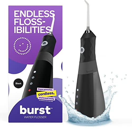 Burst Electric Water Flosser for Teeth Cleaning (3 Modes/Black)