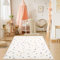 Teppich Kinderzimmer - Cream - 120x160cm - Spielteppich Bunte Punkte Kurzflor Kinderteppich - Oeko-Tex Standard 100
