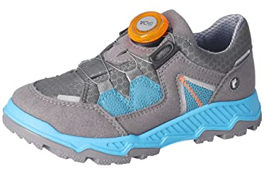 RICOSTA Jungen Low-Top Sneaker Canyon,Kinder Halbschuhe,WMS:Mittel,lose Einlage, TEX,Sportschuhe,Graphit/grau (450),32 EU