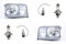 Johns, passend für Mercedes W124 Scheinwerfer 12/84-08/89 mit H4/H3 Set links & rechts
