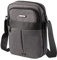 fixbag FB1146164 - Fahrrad-Umhängetasche mit Klickfix Adapterplatte + Lenker Adapter fürs Fahrrad, Tragetasche mit Tablet Fach, Schultertasche aus Polyester, Tasche ca. 29 x 21 x 5 cm, Grau