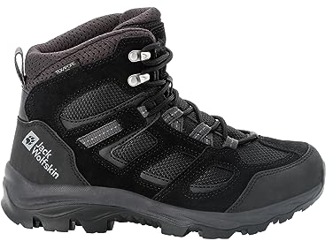 Jack Wolfskin Damen Vojo 3 Texapore Mid W Outdoorschuhe, Schwarz, 39.5 EU