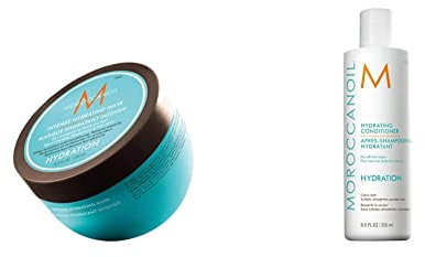 Moroccanoil Intensive Feuchtigkeitsmaske, 250ml & Hydrating Conditioner für alle Haartypen, 250 ml