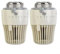 Thermostatkopf 2 Stück Thermostat-Kopf,Heizkörper Thermostatkopf,M30 x 1,5 Heizkörperventil,Temperaturregelventil Thermostatkopf Kühlerthermostat Kühlerthermostatventil