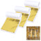 WestCH 300 Blatt Blattgold zum Basteln Imitation Goldpapier zum Basteln Blattgold Acrylmalerei für Blattmetall für Goldfolie zum Basteln,Skulptur,Handwerk Nägel und DIY Resin Deko 9 x 9 cm