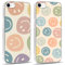 Foonary 2 Stück Transparent Hülle für iPhone 7/8/SE 2020/SE 2022 4,7, Handyhülle mit Frauen Mädchen Aesthetic Smiley Muster Motiv Design Case, Silikon Schutzhülle Cover für iPhone 7, Smiley 01