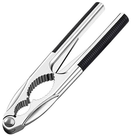 Nutcracker Pecan Cracker Nut Opener Lobster Cracker with Non Slip Grip, 15.8 cm, Metal Nut Cracker Tool for All Sorts of Nuts