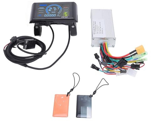 BuyWeek Elektrofahrrad Brushless Motor Controller Kit, 36V 48V 60V 450W 500W Sinuswelle Controller und SW900 LCD Display Meter mit NFC Schlüsselinduktion
