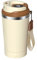 Ddujbtp Taza mezcladora recargable de acero inoxidable resistente con agarre portátil para un uso cómodo
