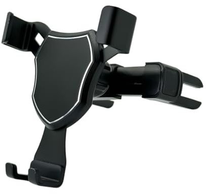 SPTSSWET Support Telephone Voiture pour Rond Grille d'aération,pour Mercedes-Benz Classe A/B/C/E/S, Mini Cooper, pour Audi-TT, Convient pour Toutes Les Fentes d'aération circulaires