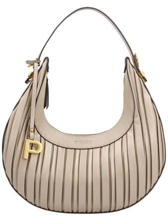 Picard Tasche Damen Schultertasche Croissant | Handtasche aus Kunstleder mit Reißverschluss, gesichertem Innenfach & abnehmbarem Schulterriemen | Moonbag