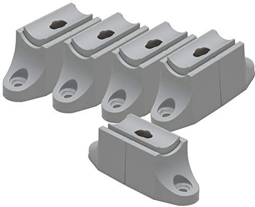 markiso® 5x Kurbelhalter für Rolladenkurbel [Made in Germany] Magnet-Halterung für Markisenkurbel [3-teilig höhenverstellbar], Wandhalterung für Kurbeln mit Ø von 12-17mm |Farbe Grau