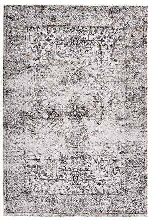 Arte Espina Teppich Iglesia 500 Anthrazit/Creme, Größenauswahl:120 x 170 cm