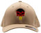 Café Viereck ® Unisex Cap Wooly Combed – Gestickt mit Punisher Zeichen – für Männer und Frauen - Größe S/M (54-56 cm)