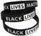 Brrnoo Silikon Armband für den Sport - Inspirational Schwarzes Armband mit Gravur - Passend für Fitness & Everyday Use - 3 Stück (Black)