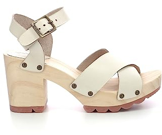 Kickers WISE,SANDALE FEMME BLANC CASSE, 39 EU