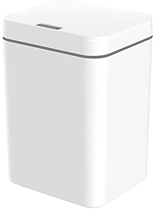 Irishom Basura de basura contenedor de basura inteligente inteligente Sensor de basura Cubo de basura automático Contenedor de basura ligero incorporado Basura eléctrica Recargable