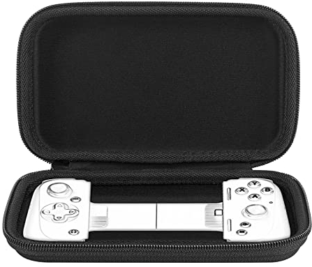 GEEKRIA Mobile Game Controller Carrying Case Compatible with Razer Kishi V2, Travel Gaming Box, Protective Storage Bag (Black)