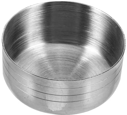 TOPBATHY Stainless Steel Shaker Lid Cocktail Shaker Covers Reusable Cup Lids for Home Bar Use